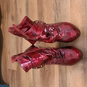 Red booties